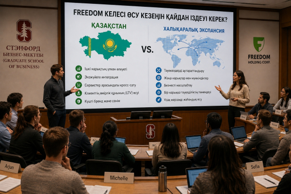 Неліктен Freedom Holding кейсі Стэнфорд студенттерін қызықтырды?