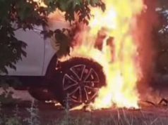 Автомобиль загорелся после детской шалости в Семее