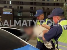 Пьяного мужчину с ножом задержали в Алматы