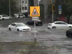 Мощный ливень обрушился на Астану: в акимате сделали заявление