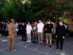 Свыше 100 военнообязанных запаса отправили на воинские сборы в Астане