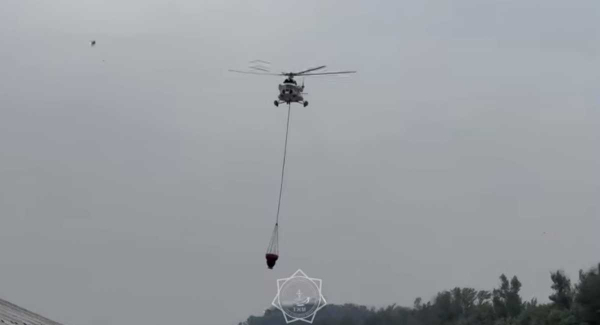Более 100 человек и два вертолёта тушили пожар в Ханской роще в ЗКО
Более 100 человек и два вертолёта тушили пожар в Ханской роще в ЗКО