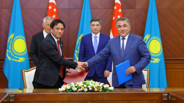 Сингапур Қазақстанның Орта дәлізіне қосылды Сингапур Қазақстанның Орта дәлізіне қосылды