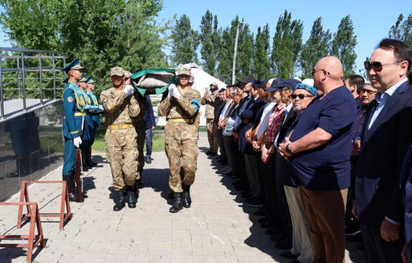 В Астане простились с последним фронтовиком столицы Рзагулом Байкешевым
В Астане простились с последним фронтовиком столицы Рзагулом Байкешевым