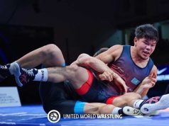 Казахстанский борец Еркебулан Анапия поборется за «бронзу» чемпионата мира U20