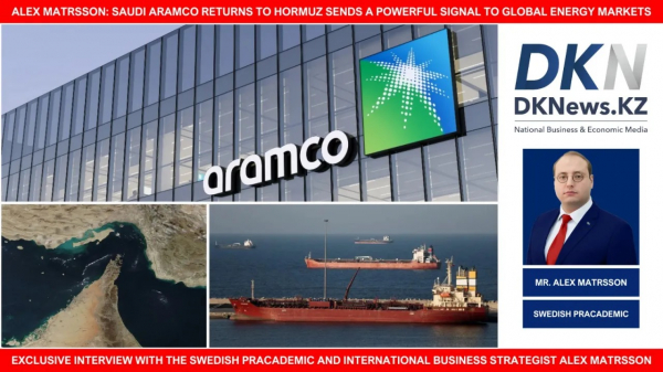 Saudi Aramco Ормуз бұғазына қайта оралды және жаһандық энергетика нарығына күшті белгі берді Saudi Aramco Ормуз бұғазына қайта оралды және жаһандық энергетика нарығына күшті белгі берді